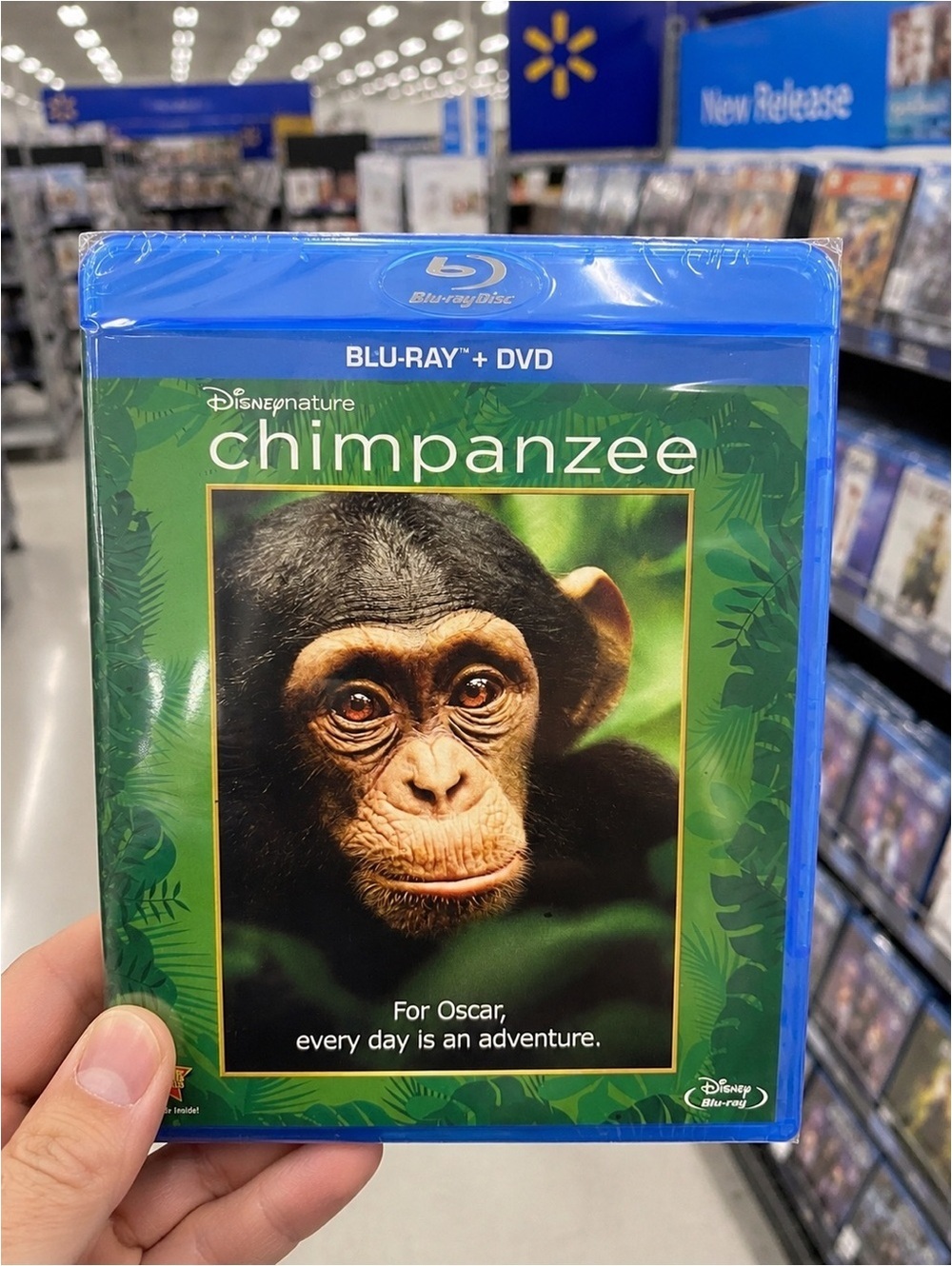 Disney Nature Chimpanzee Blu-ray DVD Combo Pack Factory Sealed